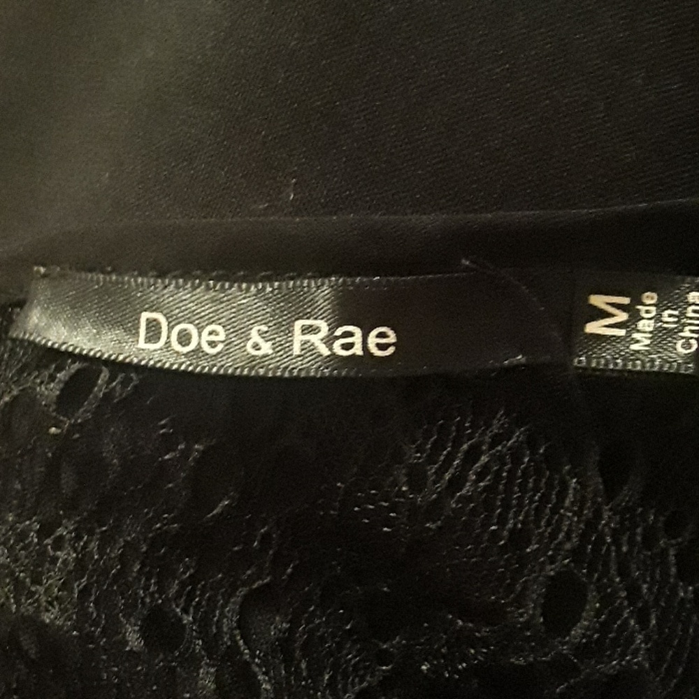 Doe & Rae Black Dress